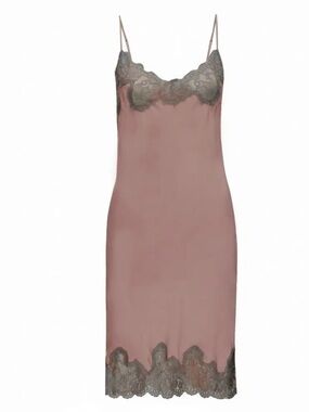 Gold Hawk Marylin Silk Dress In Mauve, NWT